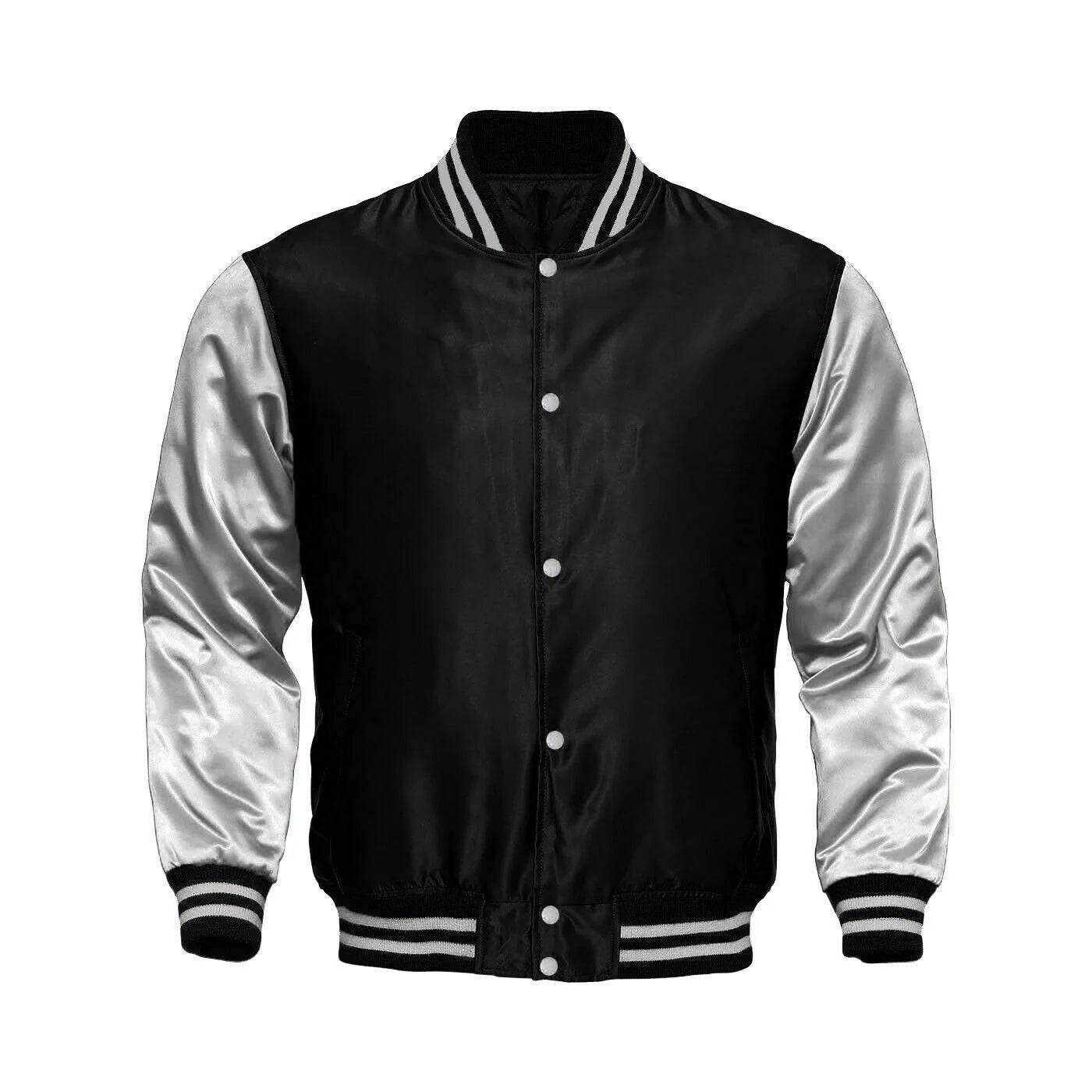 Hatch Sports Women Satin Jacket Black/White