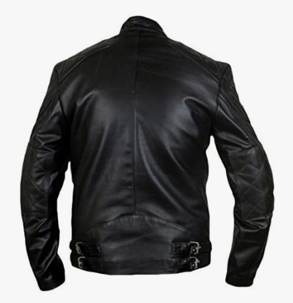Premium Black Leather Biker Jacket