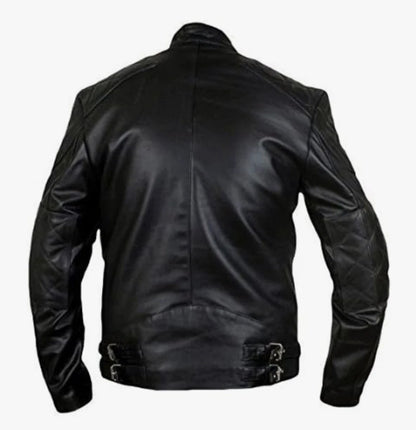 Premium Black Leather Biker Jacket