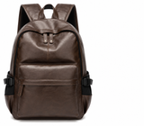 Leather Laptop Backpack for Men Wowen School College