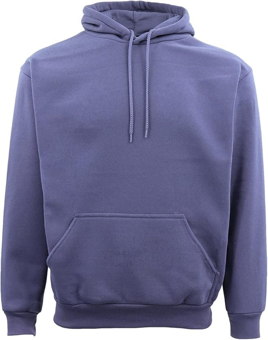 Adult Unisex Men's Basic Plain Hoodie Pullover Sweater Sweatshirt Jumper XS-8XL