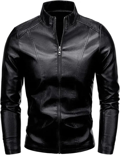Men's Casual Faux Leather Jacket - Hatch Sports