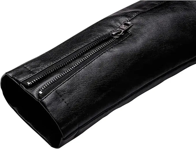 Men's Casual Faux Leather Jacket - Hatch Sports