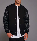 Hatch Men’s Varsity Baseball Jacket Wool & Leather Hatch Sports