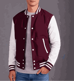 Hatch Sports Men’s Varsity Baseball Letterman Jacket Wool