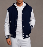 Hatch Sports Mens Varsity Baseball Hoodie Style Wool Body