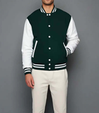 Hatch Sports Men’s Varsity Baseball Jacket Wool Body Hatch Sports