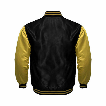 Hatch Sports  Mens Satin Jacket Black/Gold