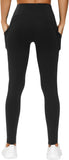 Women's Thick High Waist Yoga Pants Workout Leggings Black