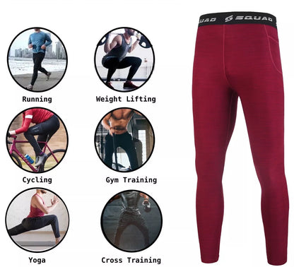 Unisex Sports Base-layer for Gym, Yoga, and Sports Skin-Fit Thermal Compression