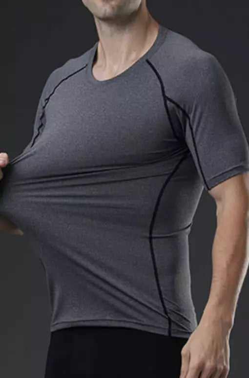 Hatch Sports Mens Compression Quick Dry Summer Half Sleeves Shirt for Sports Gym Cycling