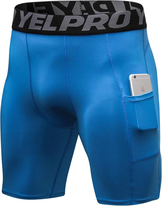 Compression Shorts Men 3 Pack, Dry Fit Compression Underwear Spandex