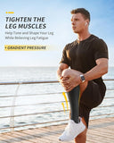 2 Pairs 20-30mmHg Graduated Compression Socks for Men and Women