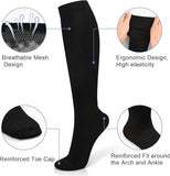 3 Pairs Compression Socks 15-20 mmHg for Men & Women