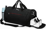 Gym Bag for Men Women, Sports Bag with Shoes Compartment and Wet Pocket 30L