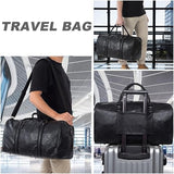 Oversized Duffle Travel Bag Waterproof Leather Weekend Bag Large Carry On