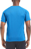 Pack of 3 Men's Workout Running Shirts, Dry Fit Moisture Wicking T-Shirts