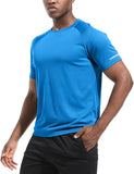 Pack of 3 Men's Workout Running Shirts, Dry Fit Moisture Wicking T-Shirts
