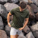 Pack of 3 Men's Workout Running Shirts Gym Tops Outdoor Sportswear