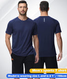Men's Sports T Shirt 3 Pack Gym Activewear Tshirt Quick Dry Running Training Shirt
